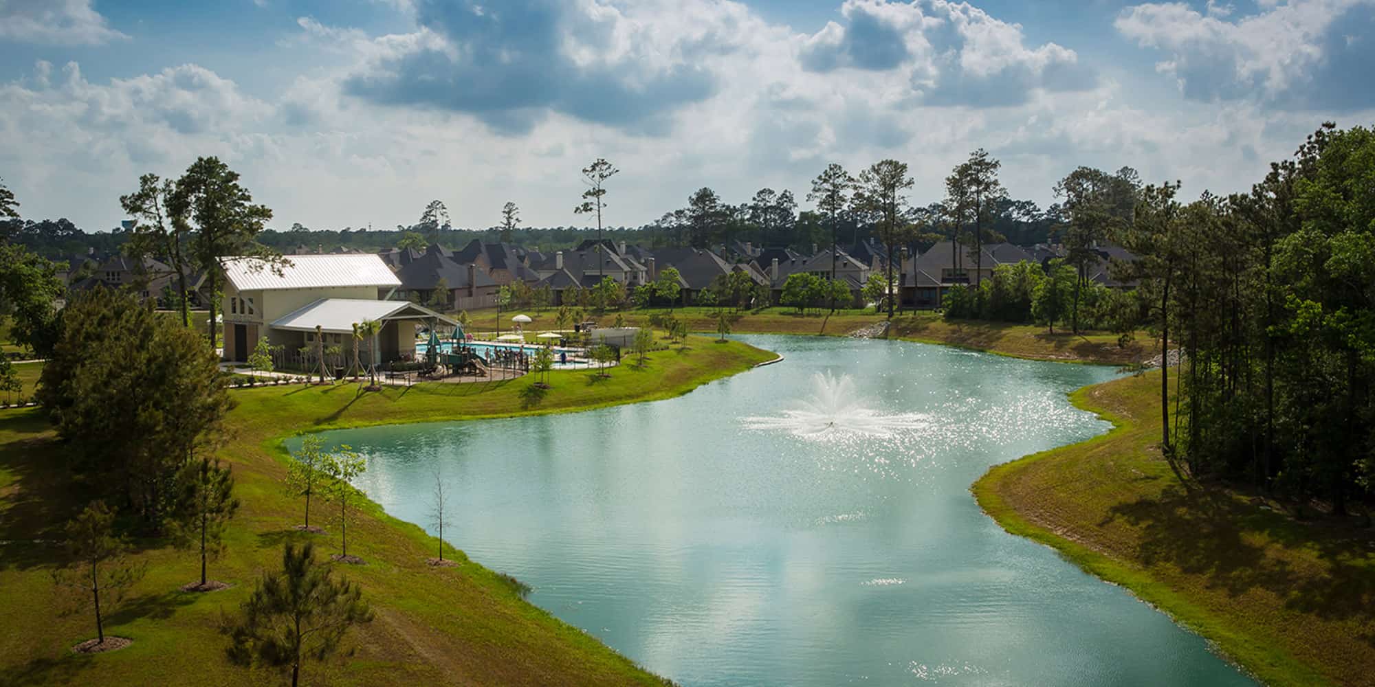 Commercial property development at Harper's Preserve in Conroe, TX