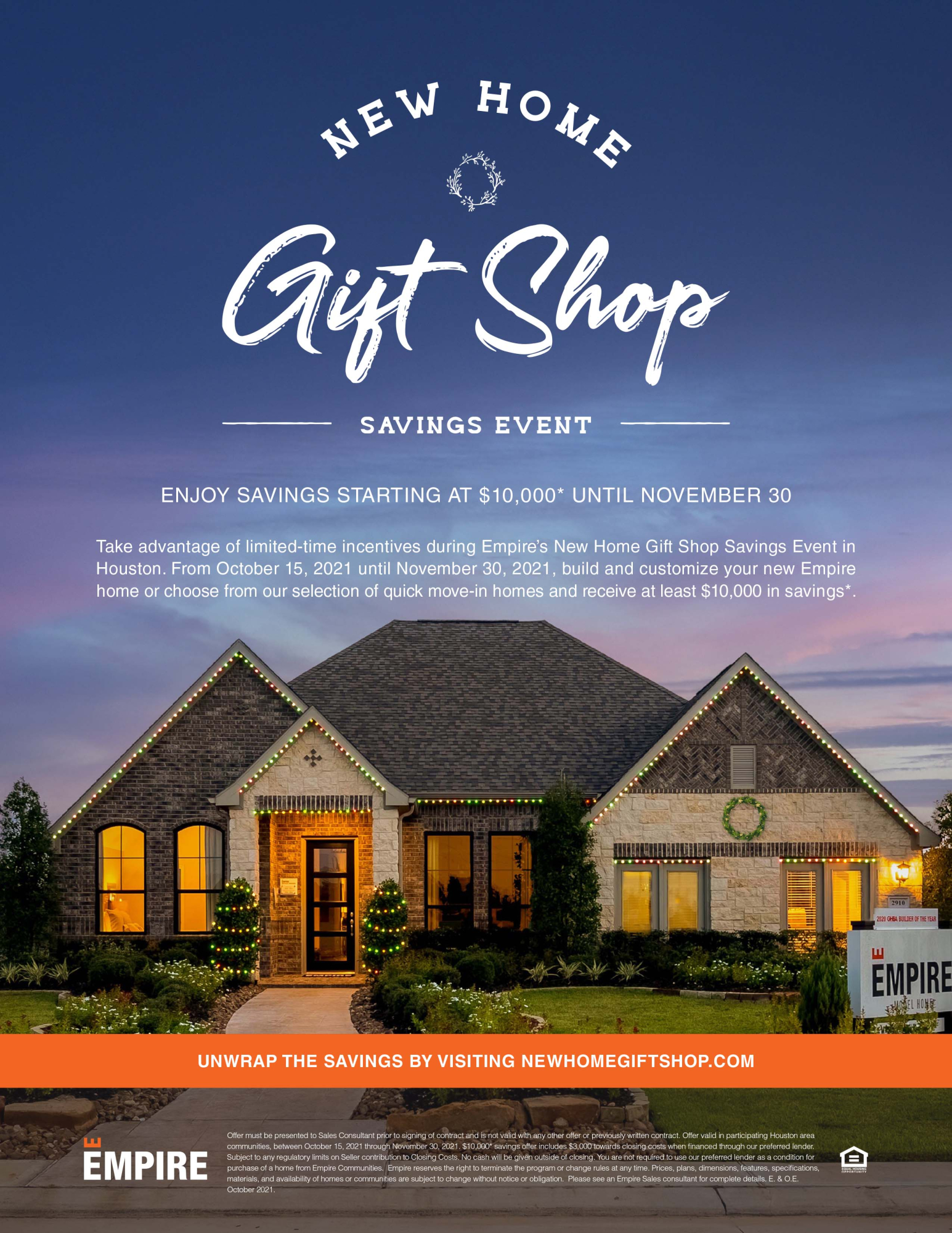 Empire's New Home Gift Shop Savings Event | Harpers Preserve